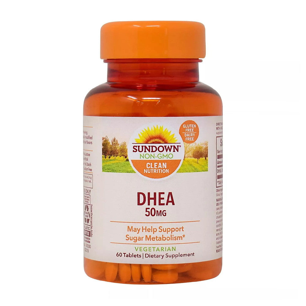Sundown Naturals Dhea 50 Mg Tablets, 60 Ea